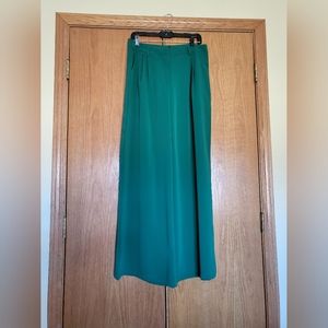 Micas Green Wide Leg Dress Pants Size XL